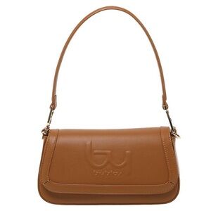 Byblos Granati Shoulder Bag  Light Brown Double Straps Crossbody